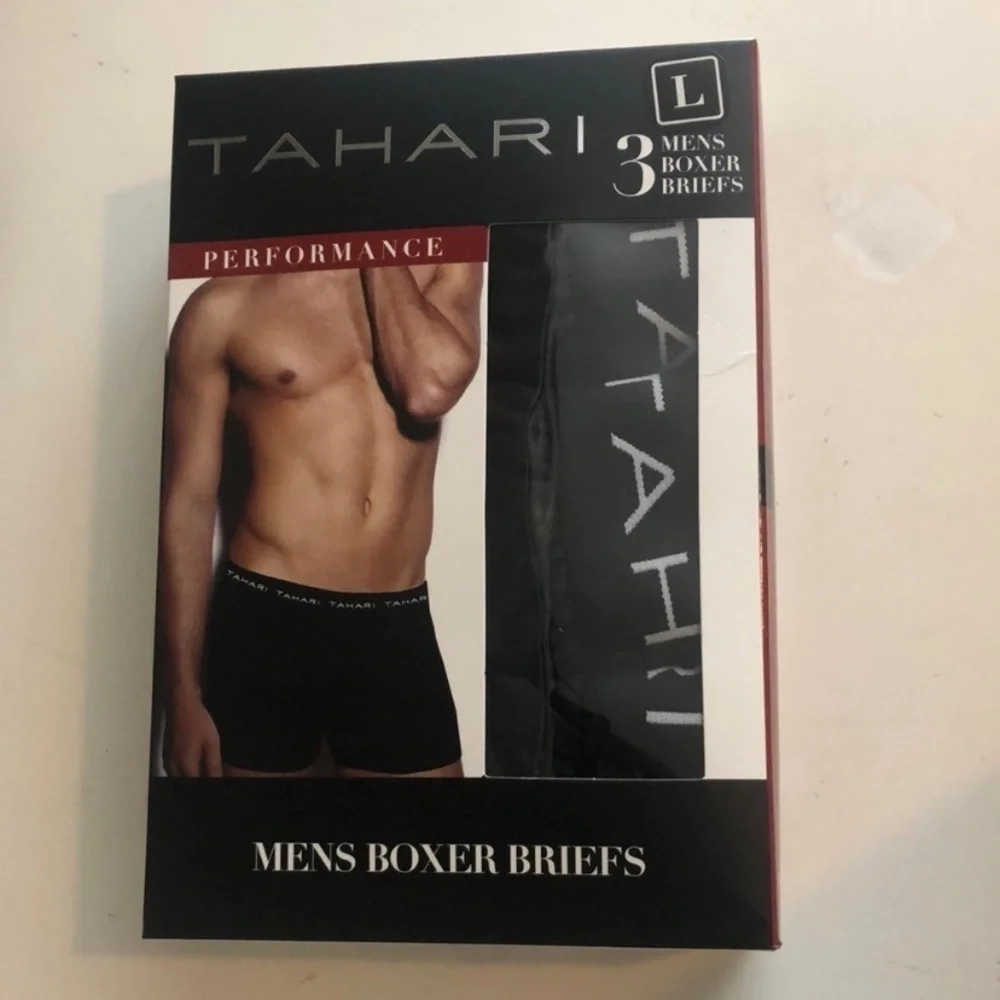 Tahari Black Boxer Briefs Performance Comfort